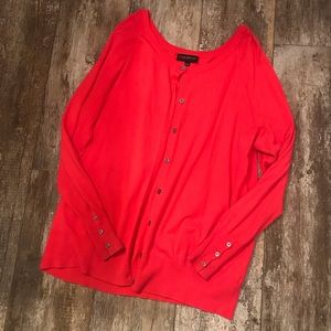 Lane Bryant Jackets & Coats - LANE BRYANT BRIGHT CORAL CARDIGAN SIZE 18/20 Lane Bryant Jackets & Coats - LANE BRYANT BRIGHT CORAL CARDIGAN SIZE 18/20